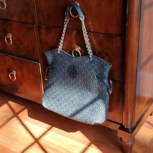 Tory Burch Large Tote Bag with gold chain